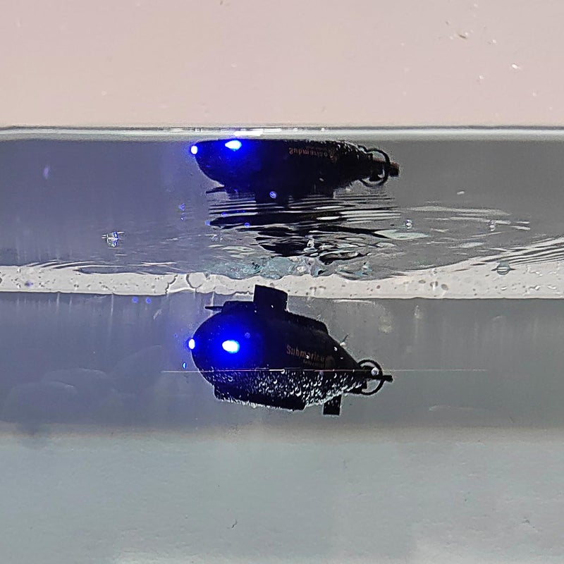 Tipmant Mini Remote Control Nuclear Submarine Toy RC Boat Electric Water Kids Birthday Gifts (Black) - Image 4